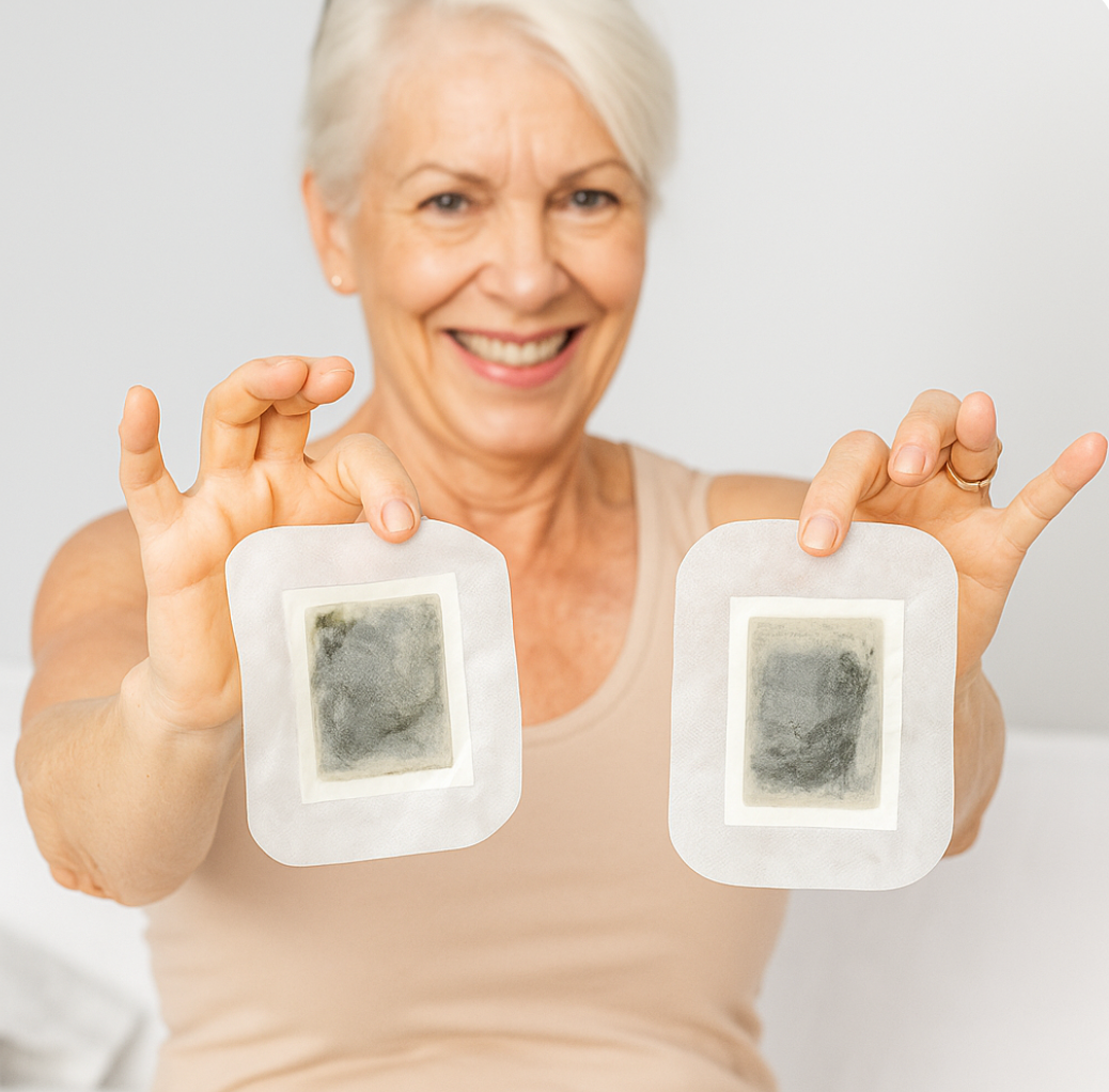 DETOXFEET™ – 10 ADESIVOS PARA DESINTOXICAR, DESCANSAR E RENOVAR DURANTE A NOITE