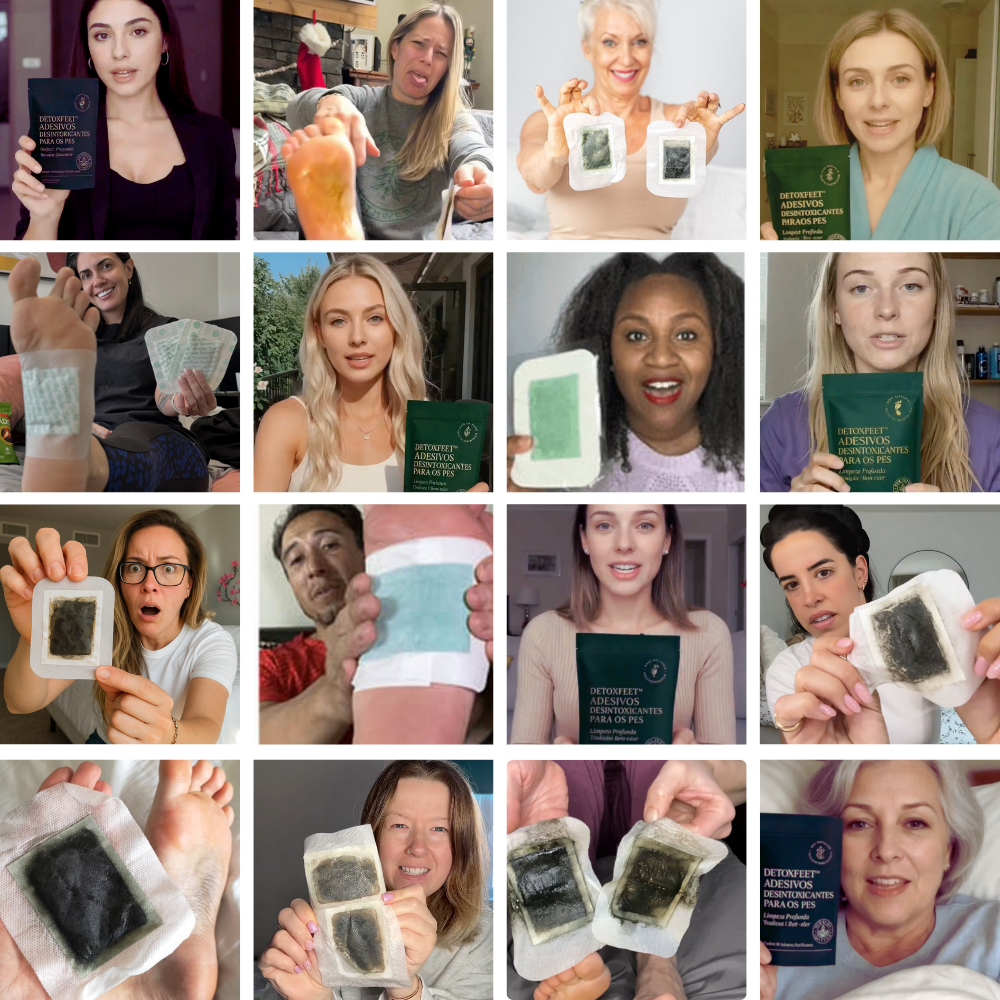 DETOXFEET™ – 10 ADESIVOS PARA DESINTOXICAR, DESCANSAR E RENOVAR DURANTE A NOITE